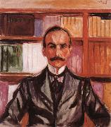 Edvard Munch Portrait oil